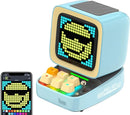 Divoom Ditoo Retro Pixel Art Game Bluetooth Speaker with 16X16 LED App Controlled Front Screen (Blue) … by TinyTreasures Baby Boutique