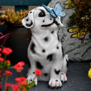 Dog Garden Figurines Outdoor Decor Solar Statue with LED Lights for Patio Lawn Yard Art Decoration Housewarming Garden Gift by GreenHaven Gardens