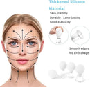 Meifuly Facial Cupping Set, 4 PCS Silicone Vacuum Suction Face Massage Cups, Skin Tightening Kit for Eyes, Face and Body (White) by CozyNest Decor