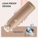 Enerbone 32 oz Insulated Water Bottle, Stainless Steel Bottle with Carrying Strap, Double-Wall Vacuum Insulation Design, Leakproof Sports Bottle with Straw, Keep Drinks Cold or Hot for Hours by CozyNest Decor