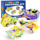STEM Kits for Kids Age 8-10, STEM Toys for Boys Age 8-12, Science Experiments Robotics Engineering Projects Crafts Robot Building Activities for 6 7 8 9 10 11 12 13 14 Year Old Boys by TinyTreasures Baby Boutique