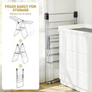 APEXCHASER Clothes Drying Rack, Drying Rack Clothing with Height-Adjustable, Foldable Gullwings Laundry Rack, Indoor Outdoor Use, No Assembly,Black by TinyTreasures Baby Boutique