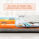 Baby Play Mat - Thicken 71x59 Inch Soft Foam Crawling Mat for Playpen & Floor, Non-Slip Waterproof Playmats for Infants & Toddlers, Portable Foldable & Machine Washable, Ocean World by TinyTreasures Baby Boutique