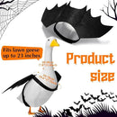 Halloween Goose Outfit Lawn Porch Goose Outfit Spider Bat Costume Plastic Goose Clothing for 23" Goose Halloween Outdoor Patio Yard Lawn Art Decoration(Bat) by GreenHaven Gardens