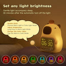 Capybara Alarm Clock with Night Light for Kids, 7 RGB Color Cute Alarm Clocks for Bedrooms Ok to Wake Clocks, Silicone Animal Tabletop Lamp for Teen Girls Boys by TinyTreasures Baby Boutique