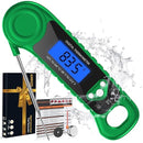 Digital Meat Thermometer for Grilling, Candy Thermometer Instant Read Food Thermometer Waterproof with Backlight for Cooking, Deep Fry, BBQ, Grill, Smoker and Roast (Green) by TinyTreasures Baby Boutique