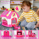OKREVIEW Toys for 1+ Year Old Girls - Montessori Musical Toys for Toddlers Age 1-2, 8-in-1 Multi-Functional Music House with Sound, Lights, Music, Great Gifts for 1+ Year Old Girls Birthday Xmas by TinyTreasures Baby Boutique