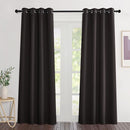 NICETOWN Toffee Brown Blackout Curtains 80 inch Length 2 Panels Set - Grommet Thermal Insulated Window Treatments Light & Sound Blocking Drapes for Living Room/Doorway, W46 x L80 by TinyTreasures Baby Boutique
