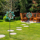 VEWOGARDEN Garden Decor Wind Spinners, Small Waterproof Metal Pinwheels Wind Spinner for Yard and Garden 37 * 10inches (Single Blade) by GreenHaven Gardens