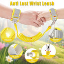 Toddlers Leash + Anti Lost Wrist Link Child Kids Safety Harness Kids Walking Wristband Assistant Strap Belt for Boys Pink Christmas Gift (Yellow) by TinyTreasures Baby Boutique