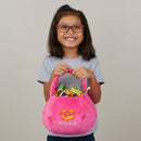 Personalization Universe Jack-o'-Lantern Embroidered Plush Halloween Treat Bag, Candy Bag, Perfect for Trick or Treating by TinyTreasures Baby Boutique