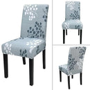 JQinHome Pattern Chair Covers for Dining Room Set of 6, High Stretch Removable Washable Parsons Chair Slipcover for Home Party Hotel Wedding Ceremony (Flower,6PCS) by CozyNest Decor