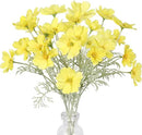 IPOPU Fake Yellow Flowers Artificial Daisies 5PCS Silk Cosmos Fake Daisies Wild Flowers 24.5”Artificial Wildflowers Table Decor for Baby Shower Centerpieces Wedding Bouquet (Yellow) by CozyNest Decor