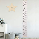 Kids Growth Chart, Wood Frame Fabric Canvas Height Measurement Ruler from Baby to Adult for Child's Room Decoration 7.9 x 79in (7.9 x 79in, Triange) by TinyTreasures Baby Boutique