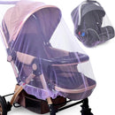 Durable Baby Mosquito Net (2 Pack) - Perfect Bug Net for Strollers, Bassinets, Cradles, Playards, Pack N Plays and Portable Mini Crib (Purple) by TinyTreasures Baby Boutique