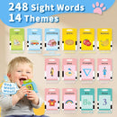 Toddler Toys Talking Flash Cards for 1 2 3 4 5 6 Year Old Boys and Girls, Autism Sensory Toys for Autistic Children, Learning Educational Montessori Speech Therapy 248 Sight Words Kids Gifts by TinyTreasures Baby Boutique