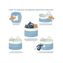 OrganiHaus Woven Laundry Basket, Large Cotton Rope Blanket Holder with Handles, Soft & Sturdy Nursery Hamper, Decorative Toy Bin for Living Room Organization 20x13 inches - Gray by CozyNest Decor