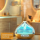 500ML Essential Oil Diffuser: Aroma Diffuser with Remote Control for Hotel Spa Yoga Room - Humidifiers for Bedroom with 14 Colors LED Night Light for Kids/Women Home Relaxation by TinyTreasures Baby Boutique