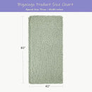 Bigacogo Chunky Knit Throw Blanket for Couch, 40x80 inches, 100% Hand Knitted with Thick Jumbo Chenille Yarn, Cozy Soft Large Rope Knot Cable Crochet Blankets for Sofa Bed Living Room, Sage Green by CozyNest Decor