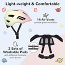 Toddler/Kids Bike Helmet, Adjustable and Multi-Sport, from Infant to Schoolchild, 2 Sizes by TinyTreasures Baby Boutique