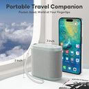 Portable White Noise Machine for Sleeping, Travel & Hotel - 52-Hour Lasting Mini Noise Machine with 21 Quality Non-looping Sounds, Headphone Jack, Memory, Timer for Adults (Green) by TinyTreasures Baby Boutique