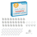 Vmaisi ChildProof Magnetic Cabinet Locks (26 Locks and 4 Keys) by TinyTreasures Baby Boutique