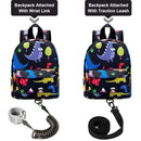 Accmor Toddler Leash Baby Dinosaur Backpack Harness with Anti Lost Wrist Link, Cute Mini Child Daycare Bag with Tether Hold Kids Close While Outdoor Walking for Baby Boys Girls by TinyTreasures Baby Boutique