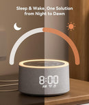 Dreamegg D1+ Sound Machine & Alarm Clock - Sound Machine for Sleep, White Noise Machine with 29 Soothing Sounds, Night Light, 0-100% Dimmable, White Noise Alarm Clock for Bedrooms Adults Baby by TinyTreasures Baby Boutique