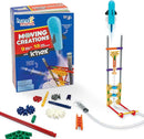 hand2mind Moving Creations with K'NEX, Book and Building Kit for Kids Ages 8-12, 9 Models & 18 Science Experiments, Explore The Science of Air and Water, Homeschool Science Kits by TinyTreasures Baby Boutique