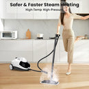Steam Cleaner Sweepcent 1.5L Steamer for Cleaning Fast Heating 6-in-1 Multi-Surface with 8 Accessories UL499 Certified portable High Pressure Steam Cleaner for Home, Car, Floors, Sofas, Tiles, Grout by TinyTreasures Baby Boutique