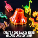 Original Stationery Dinosaur Galaxy Slime Kit for Boys - Multicolor Glow-in-The-Dark & Glitter Slime for Kids - DIY Craft & Birthday Gift by TinyTreasures Baby Boutique