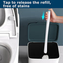 Disposable Toilet Brush: Toilet Bowl Brush and Holder Set with 40 Wand Refills, Upgraded Handle, 2X Cleaners, Toilet Cleaning System with Storage Caddy for Sink, Bathtub, Floor, Drain (Green) by CozyNest Decor