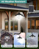 Solar Shed Light Outdoor Indoor 3000LM Solar Lights Daytime Available with Remote Control, Double Motion Sensor & 5 Lighting Modes, Solar Indoor Lights for Gazebo, Shed, Garage, Barn by CozyNest Decor