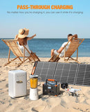 GRECELL 999Wh Solar Generator 1000W, Portable Power Station with 60W USB-C PD Output, 110V Pure Sine Wave AC Outlet Backup Lithium Battery for Outdoors Camping Travel Hunting Home (Peak 2000W) by TinyTreasures Baby Boutique