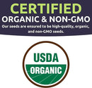 Organic Seeds Ultimate Variety Pack - 60 Individual Packs - 2025 Season - Geonvese Basil, Nantes Carrot, Roquette Arugula and More! for Indoor & Outdoor Planting (Non-GMO, Certified Organic) by GreenHaven Gardens