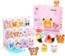 Air Dry Clay Kits - Modeling Clay for Kids, Ultra Light & Soft, Safe & Non-Toxic, DIY Airdryclay Kit with Sculpting Tools and Tutorials, Creatible Art Crafts Toys Gifts for Boys Girls by TinyTreasures Baby Boutique