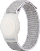 Kids Wristband Compatible with Apple AirTag, Protective Case for Air Tag GPS Tracker Holder with Nylon Bracelet, Adjustable Anti Lost Watch Band for Toddler Child Elder(Grey) by TinyTreasures Baby Boutique