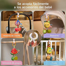 TUMAMA Hanging Toys for Baby Gym, 4 Pack Fruit Crib Stroller Baby Gym Mobile Plush Toys with Teether, Hanging Rattle Toys, Car Seat Toys for Babies 0-6 Months Boy by TinyTreasures Baby Boutique