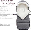 Momcozy Stroller Footmuff | Universal, Weather-Proof, Warm Stroller Bunting Bag | Extendable Winter Cover | Adjustable Buckle by TinyTreasures Baby Boutique
