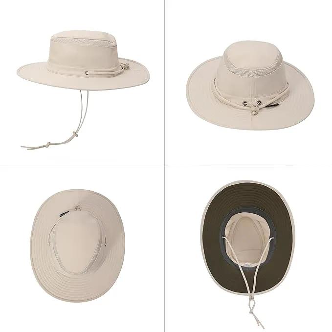 Cimarron Wide Brim Safari Sun Hat for Women & Men – UPF 50+ Outdoor Fishing Hat | Hiking, Running Travel Sun Protection Hat, photo 2 of 8