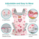 Baby Carrier Newborn to Toddler, Ergonomic Adjustable Toddler Carriers for 7-66 Lbs, Cozy Lightweight Infant Carrier with Neck Support, Baby Holder Carrier with Lumbar Support for Mom Dad by TinyTreasures Baby Boutique