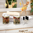 Cartoon Mushroom 2PC Airtight Transparent Plastic Storage Jar, Food Storage Container Glass, Can Store Candy, Salt, Coffee Beans, With lid, Easy To Use by CozyNest Decor