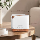 ASAKUKI 700 ml Premium Essential Oil Diffuser, 5 in 1 Ultrasonic Aromatherapy Fragrant Oil Vaporizer Humidifier, Timer and Auto-Off Safety Switch, 7 LED Light Colors by TinyTreasures Baby Boutique