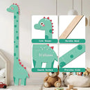 Personalized Name Growth Chart, Dinosaur Wooden Height Chart, Thick Height Measuring Board, Kids Height Tracker for Nursery Decor, Baby Boy Girl Measurement Ruler, Growth Charts Ruler by CozyNest Decor
