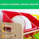 Humble Crew Kids Toy Storage Organizer with 12 Plastic Bins, Natural Wood/Rainbow – Removable Bins for Playroom, Bedroom, Toddler Furniture for Boys and Girls Ages by TinyTreasures Baby Boutique