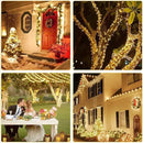 338Ft LED Christmas Lights Outdoor - 1000 String Lights With 8 Modes, Timer, Waterproof Fairy Twinkle for Party, Garden, Wedding, Holiday, Xmas Tree Decorations (Warm White) by GreenHaven Gardens