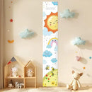 Personalized Name Growth Chart for Wall, Sun Rainbow Height Chart for Kids, No-Drill Growth Chart for Wall, Perfect as Kids Room Decor & Thoughtful Birthday Gift for Boys and Girls by CozyNest Decor