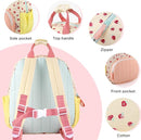 GAGAKU Toddler Backpack for Girls - Kids Mini Bag 2-6 years old Cartoon Breathable Comfortable Preschool Daypack for School Travel - Pink Strawberry by TinyTreasures Baby Boutique