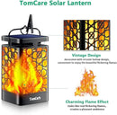 TomCare Solar Lights Upgraded Solar Lantern Flickering Flame Outdoor Hanging Lantern Decorative Lighting Solar Powered Waterproof LED Flame Umbrella Lights for Patio Garden Deck Yard, 4 Pack by GreenHaven Gardens