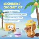 MOREJMTT Crochet Kit for Beginners Animal,Crochet Animal Kits,Crocheting Kit for Starters,Learn to Crochet with Step-by-Step Video Tutorials,Beginner Crochet Kits for Adults(Platypus) by TinyTreasures Baby Boutique